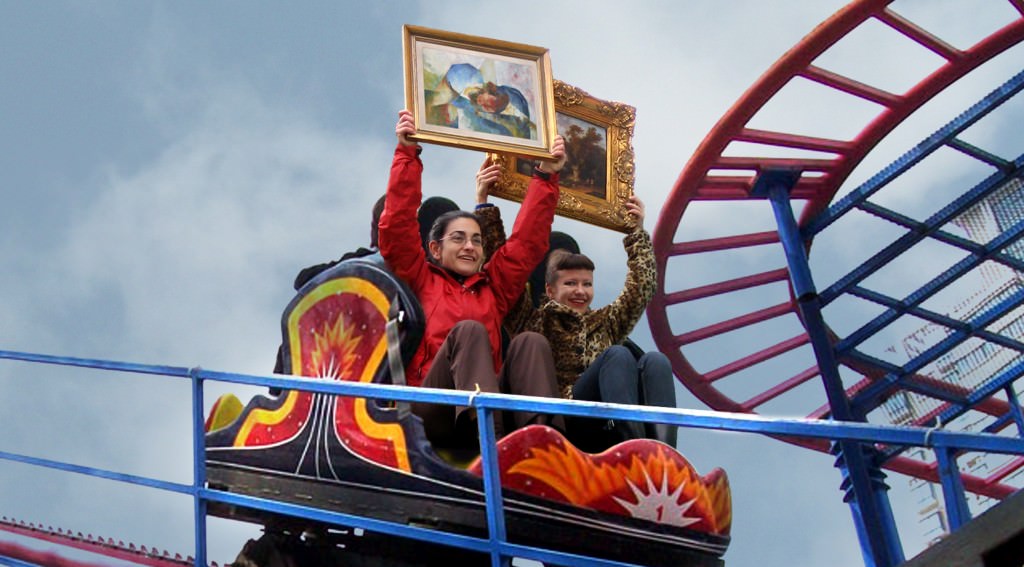 Obra de "Feria", Iñaki Larrimbe. Imagen cortesía de ARTIUM.