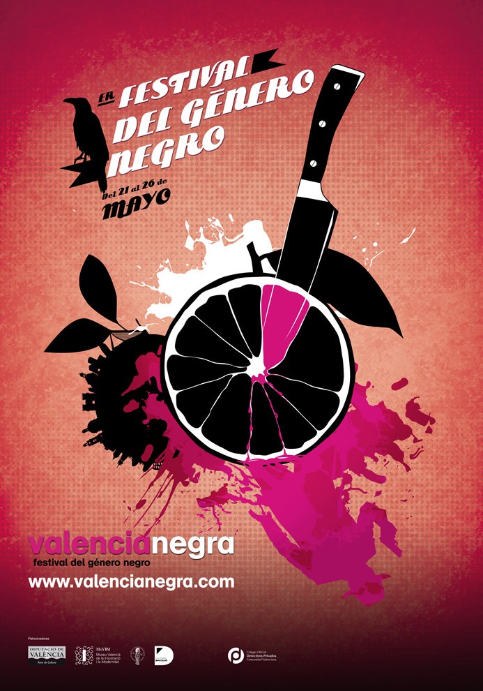 Cartel del Festival Valencia Negra