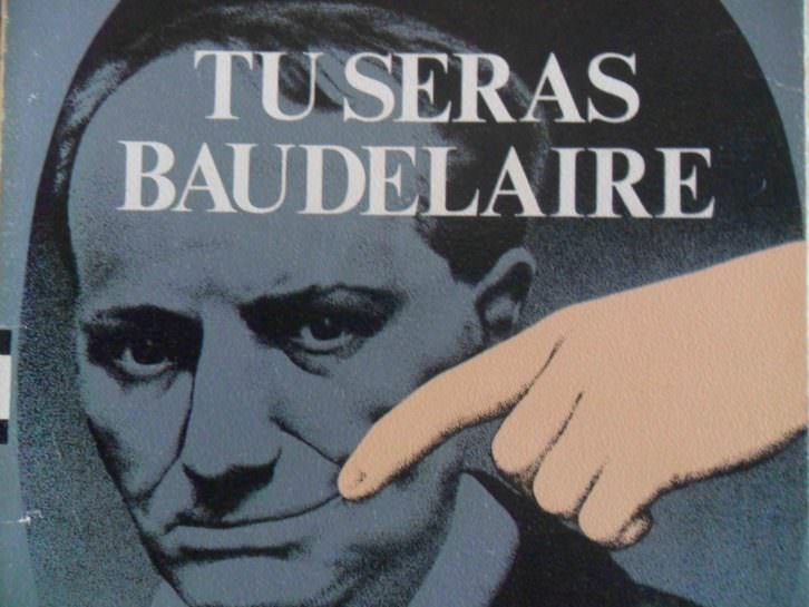 Detalle de la portada del libro Tú serás Baudelaire, de Fernando Poblet, Ediciones Noega