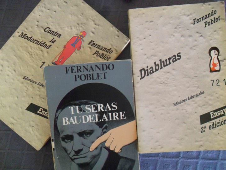 Portadas de algunos de los libros de Fernando Poblet