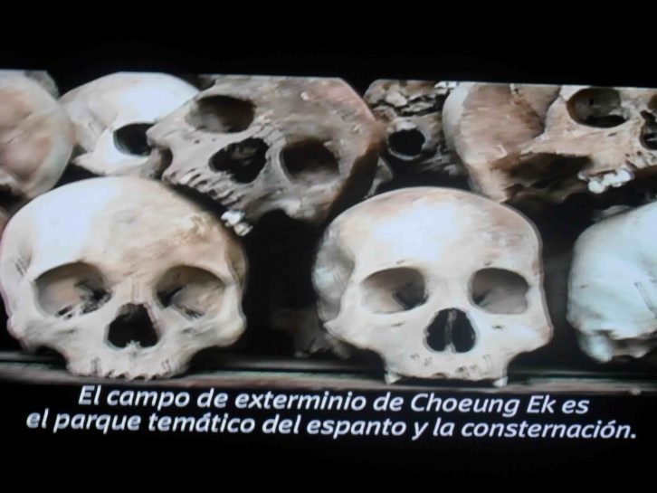 Imagen del video de Gervasio Sánchez y Marta Palacín, en la exposición Desaparecidos. Museu Valencià d'Etnologia