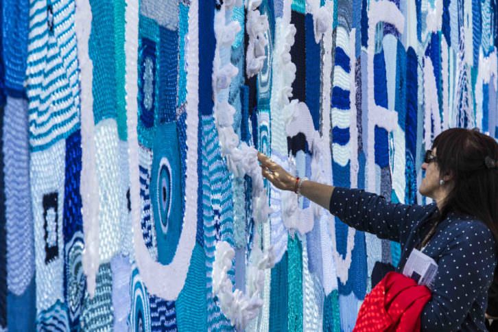 'No aparques tus sueños', de Mujeres y Punto, en Art Públic / Universitat Pública del  Campus dels Tarongers. Foto: Miguel Lorenzo