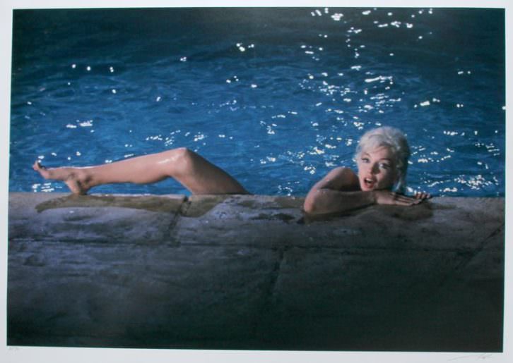 Imagen de Marilyn Monroe en la exposición de Kir Royal. Foto: Lawrence Schiller.