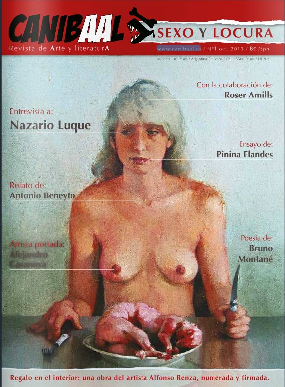 Portada del primer número de la revista Canibaal.