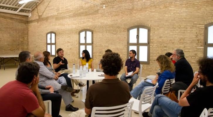 Mesa redonda, primer día. Fotografía de Verónica Francés