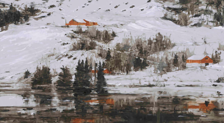 Obra de Calo Carratalá de su serie Noruega 2011. Imagen cortesía de Galería Cuatro.