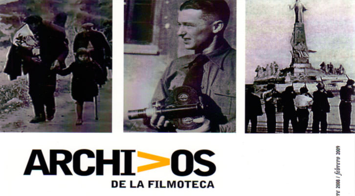 Detalle de una de las portadas de Archivos de la Filmoteca.