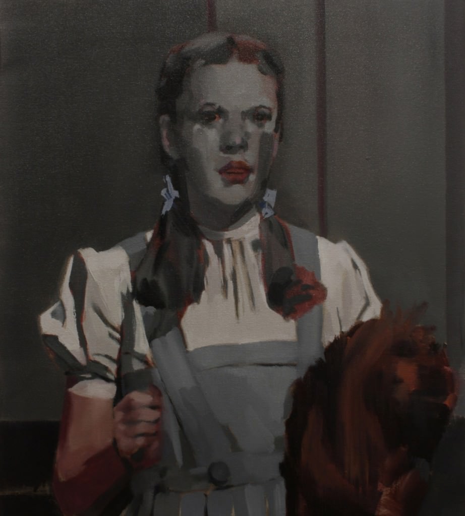 Nacho Martín Silva, Dorothy from west, 2014, (óleo sobre lienzo, 46 x 41 cm). Imagen cortesía de la Galería Nuble. 