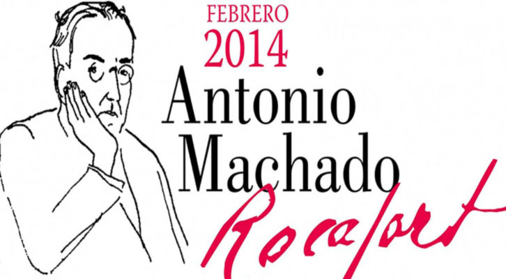 Cartel anunciador del homenaje a Antonio Machado en Rocafort (Valencia), por cortesía de la organización.
