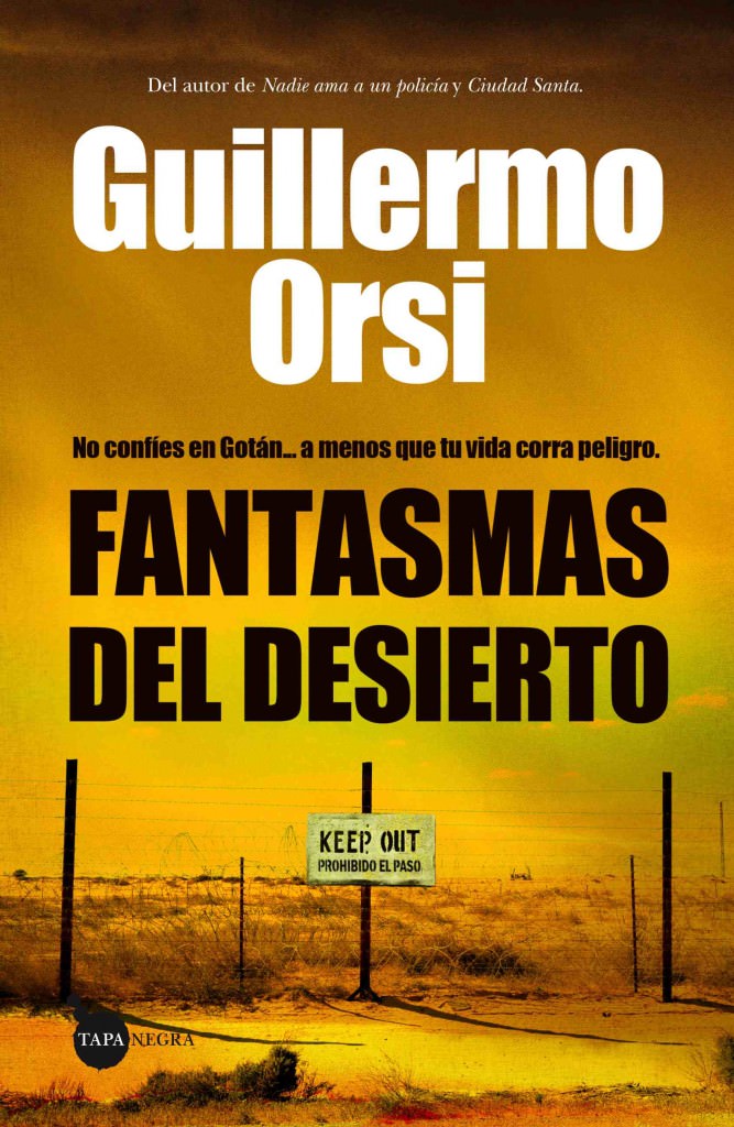 Portada de Fantasmas del desierto, de Guillermo Orsi