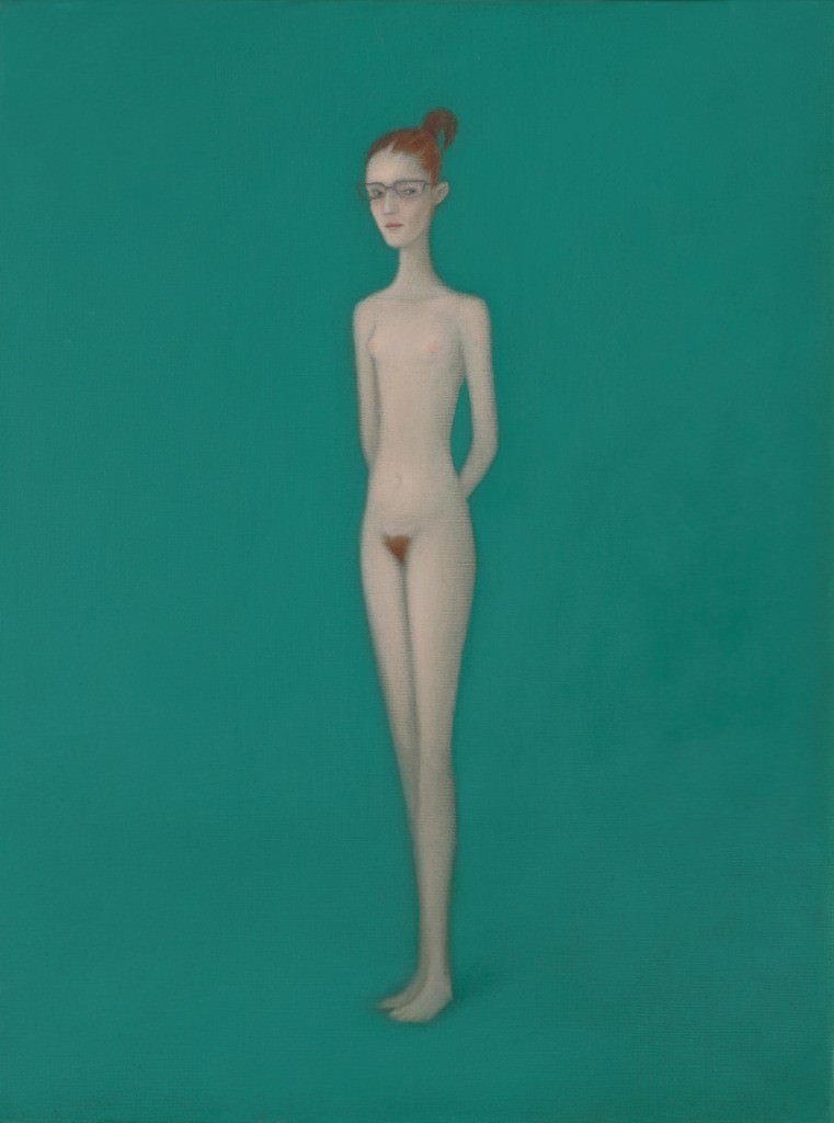 Juan Fernández Álava, Silvia. 2013. (Óleo sobre lienzo. 46x35 cm.) Imagen cortesía de La New Gallery.
