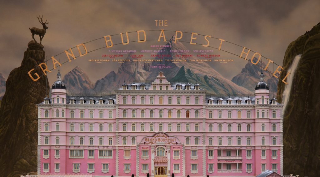 Budapest1. Una de tantas maquetas para El Gran Hotel Budapest (Wes Anderson, 2014)