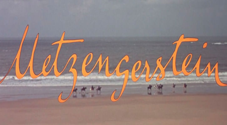 Fotograma del comienzo de la película 'Metzengerstein', de Roger Vadim.