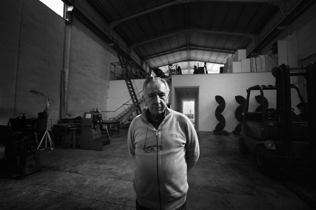 Jesús Císcar, "Andreu Alfaro" (fotografía de la exposición "Estudios de Arte"). Imagen cortesía de la Fundación Bancaja. 