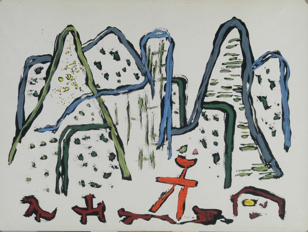 Mathias Goeritz, En la montaña, 1948. Colección Instituto Cultural Cabañas, Guadalajara, Jalisco. Imagen cortesía de Chus Tudelilla. 