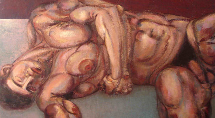 Obra de Tomàs Serra en la exposición 'Dios'. Imagen cortesía de la galería estudio de Gabriel Alonso.