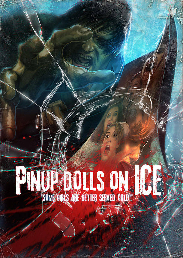 Cartel oficial de Pinup Dolls on Ice (Geoff Klein, Melissa Mira, 2013).