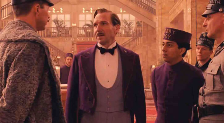 Fotograma de 'El gran hotel Budapest', de Wes Anderson.