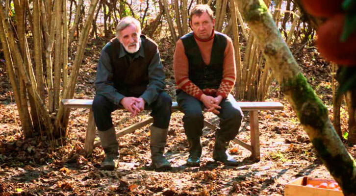 Lembit Ulfsak (izquierda) y Elmo Nüganen en 'Mandariinid', de Zaza Urushadze. Festival Internacional de Cine de Valencia - Cinema Jove. 