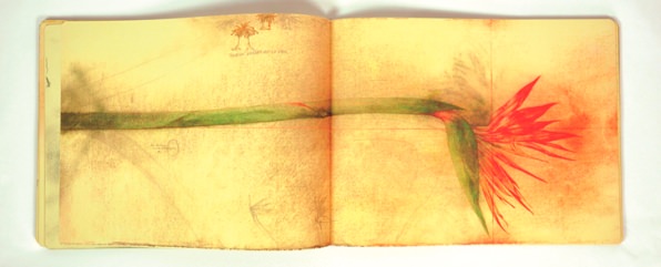 Talismán, cuaderno de apuntes, de José Hernández. Imagen cortesía de José Emilio Antón