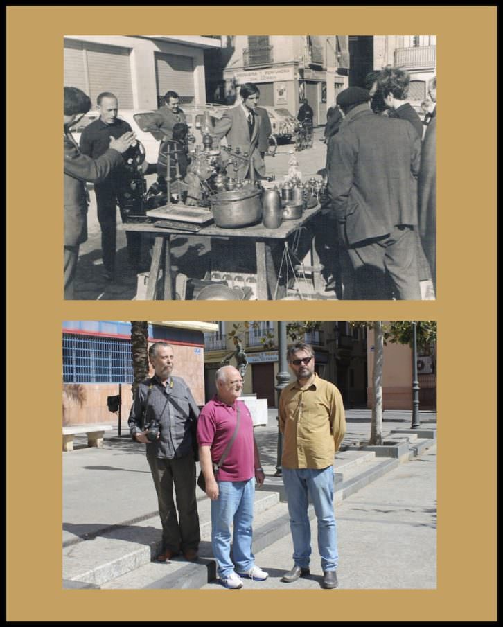 Fotografías de Andrés Giménez y Ángel Martinez en 'La Valencia desaparecida'. Imagen cortesía de Railowsky.