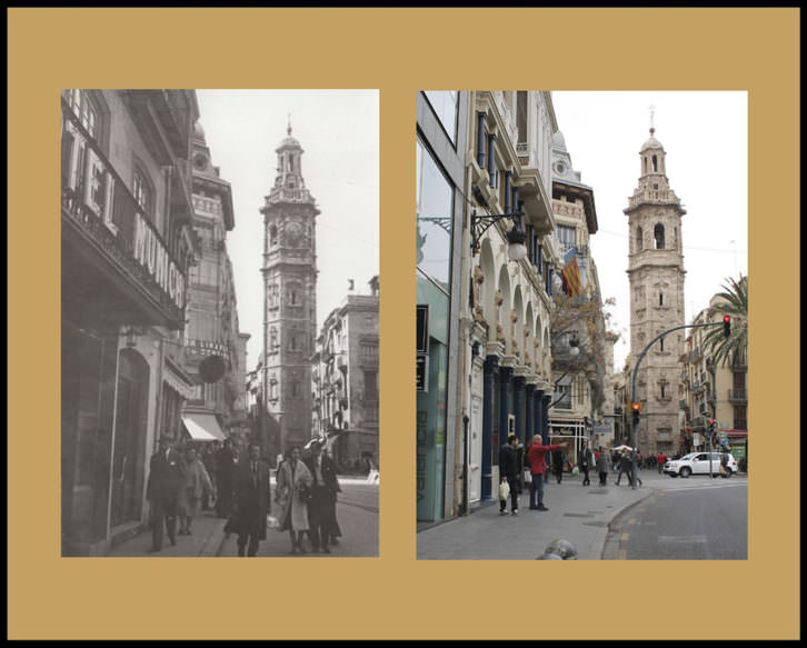 Fotografías de Andrés Giménez y Ángel Martínez en 'La Valencia desaparecida'. Imagen cortesía de Railowsky.