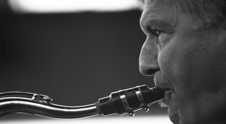 El saxofonista Jerry Bergonzi. Fotografía de Antonio Porcar por cortesía de Jimmy Glass.