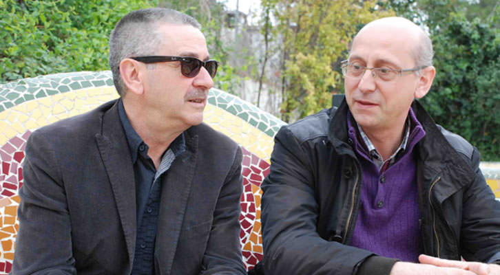 Pedro Uris (izquierda) y Daniel Ramón, autores de 'Maná', Editorial Cariena. Imagen cortesía de los autores.