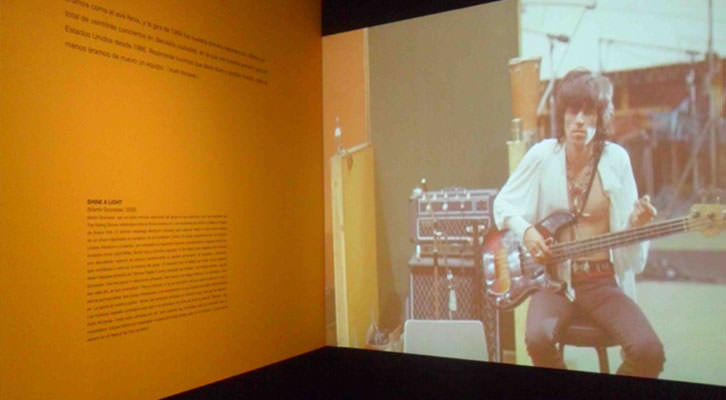 Imagen de uno de los videos de la exposición 'Sympathy for the Stones'. Centro Cultural Bancaja.