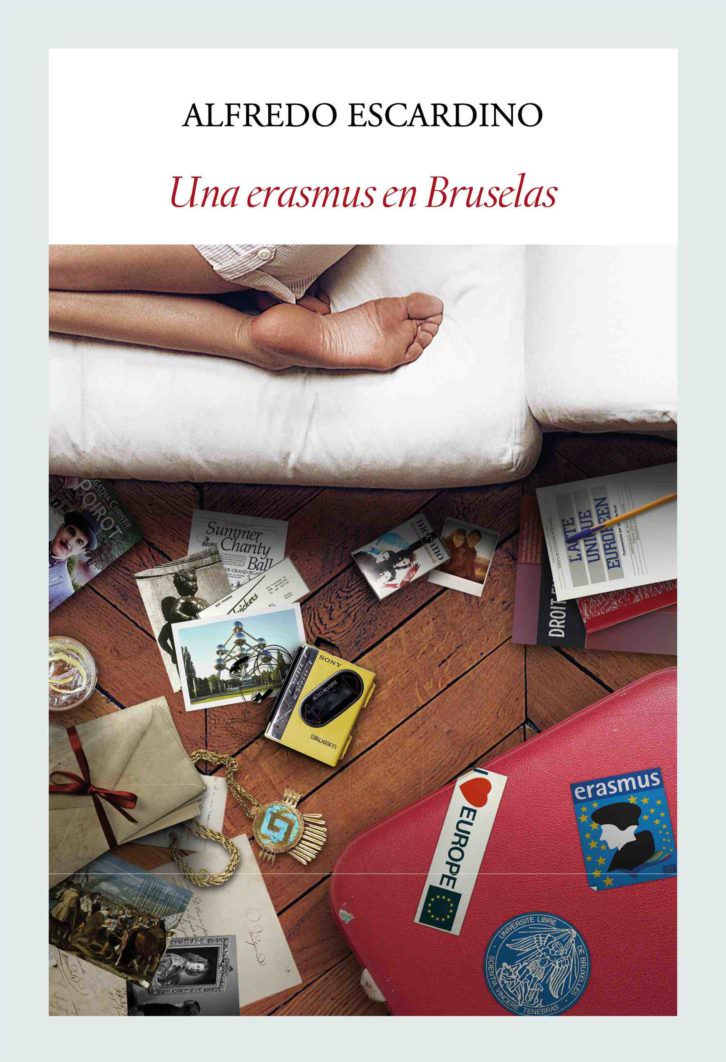 Portada de la novela 'Una erasmus en Bruselas', de Alfredo Escardino.