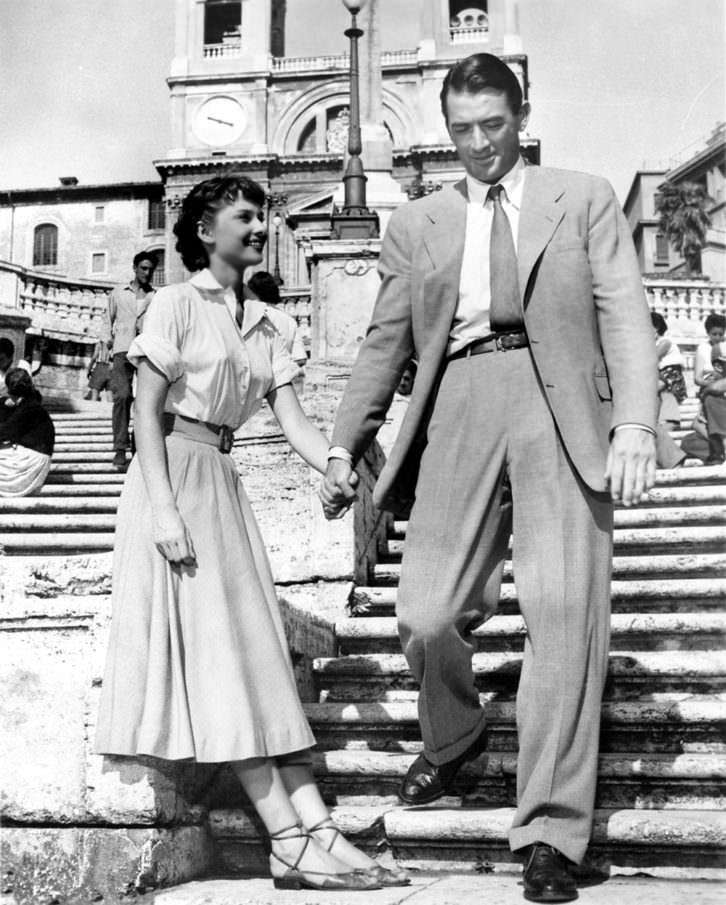 Vacaciones en Roma, de William Wyler, es una de las películas citadas en el libro 'Ciudades de cine'. Imagen cortesía de los autores.