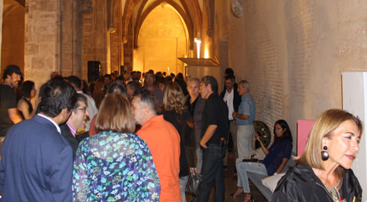 Ambiente durante la entrega de premios del Abierto Valencia en el Centro del Carmen. Imagen cortesía de la organización.