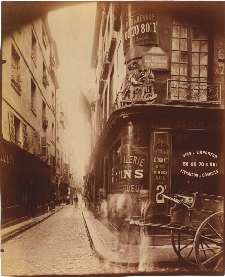 Fotografia de Jean-Eugène Atget en la exposición 'Paisaje urbano en la colección fotográfica del IVAM', Imagen cortesía del IVAM.