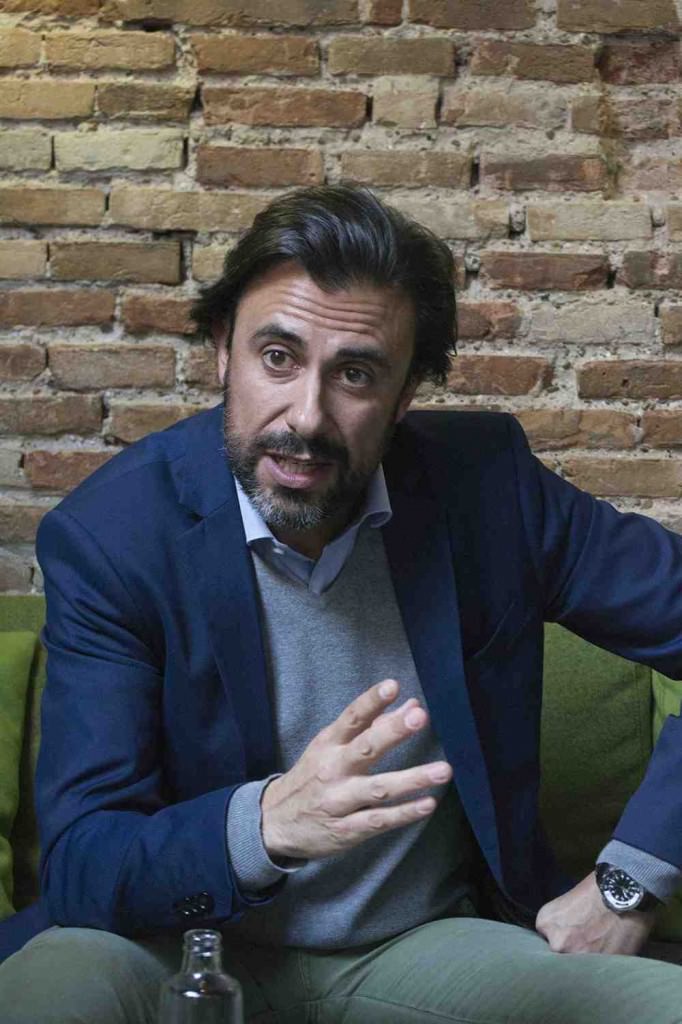 Vicente Vañó, durante los Desayunos Makma de Lotelito. Fotografía: Fernando Ruiz. 