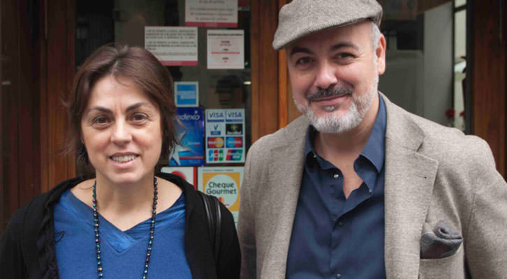 Begoña Siles, directora de la Cátedra Berlanga, y Rafael Maluenda, director del Berlanga Film Museum. Fotografía: Fernando Ruiz. 