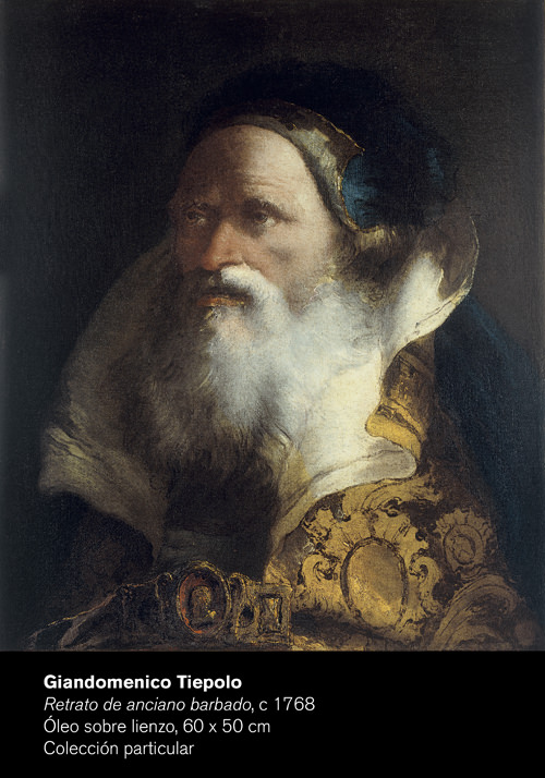 Retrato de Giandomenico Tiepolo. Imagen cortesía del Museo de Bellas Artes de Bilbao.