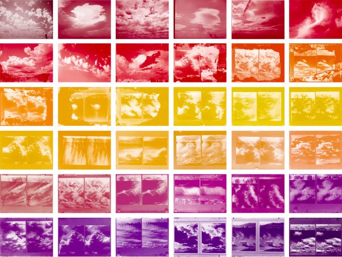 Estratos (1936-39) 2014. Tintas pigmentadas sobre papel fotográfico. Imagen cortesía de la galería
