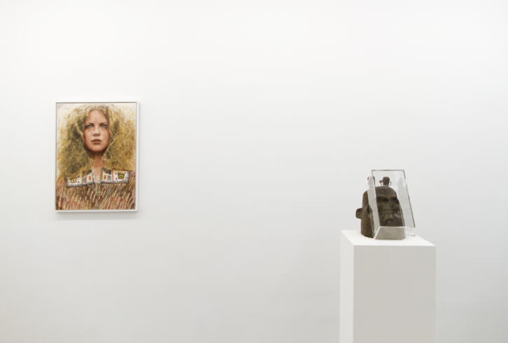 Obras de Iris van Dongen. Imagen cortesía de la galería Luis Adelantado.