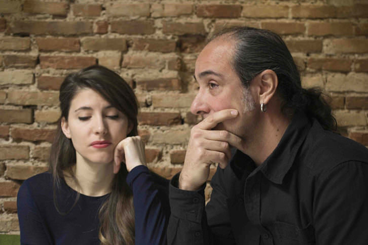 Inma Femenía y Chema López, en un momento de los Desayunos Makma en Lotelito. Foto: Fernando Ruiz.