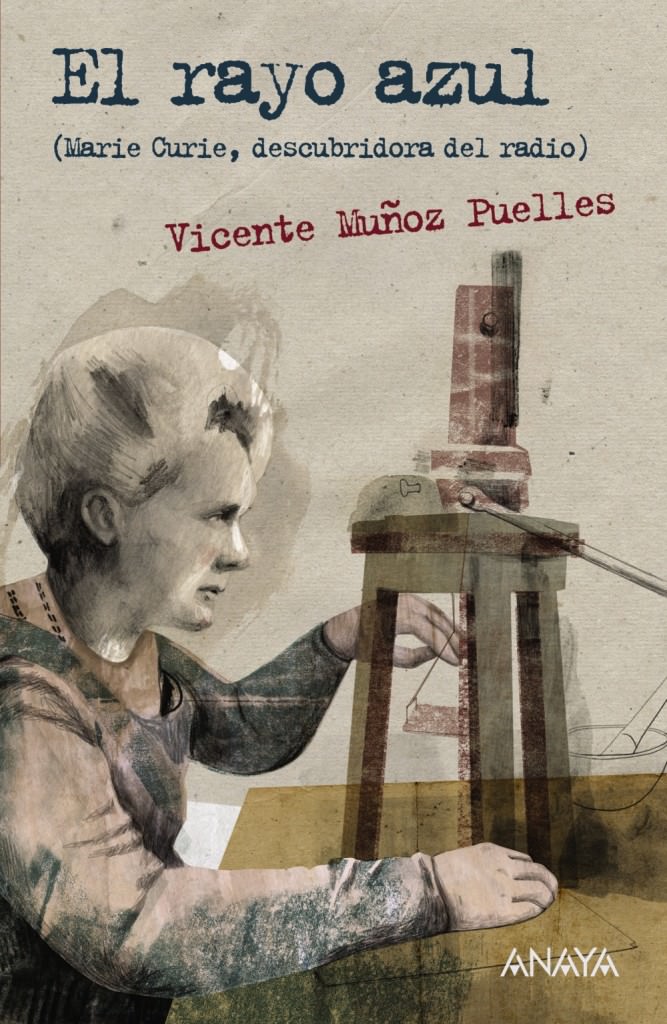 Portada del libro 'El rayo azul', de Vicente Muñoz Puelles. Editorial Anaya. 