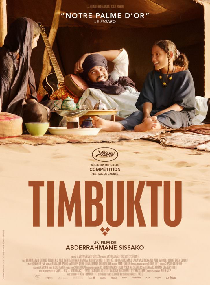 Cartel de la película Timbuktu, de Abderrahmane Sissako. Imagen cortesía de Filmoteca de CulturArts IVAC.