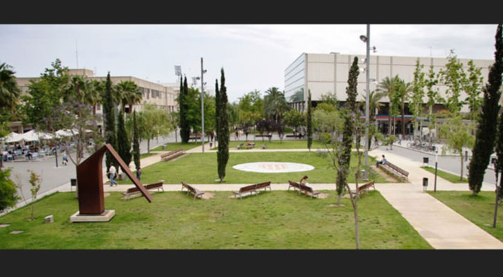 Vista general del campus de la Universitat Politècnica de València. 