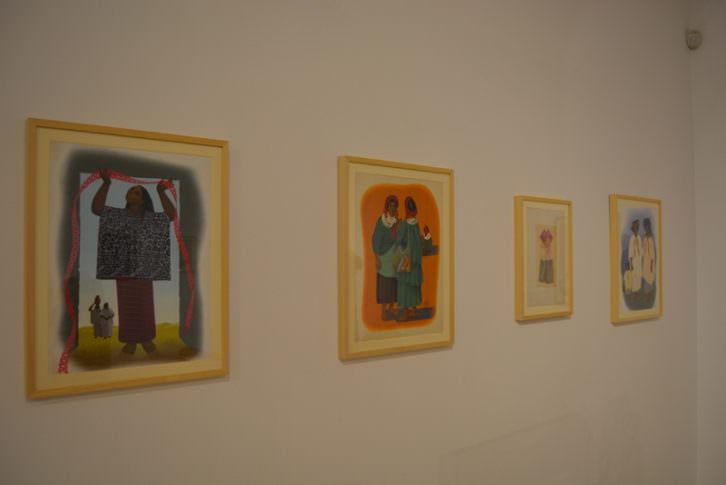 Imagen de la exposición sobre Manuela Ballester en el Museo Nacional de Cerámica González Martí. Cortesía del museo. 