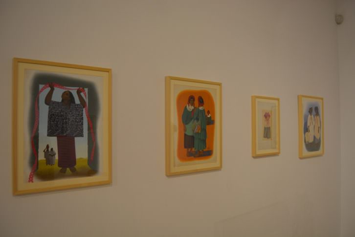 Imagen de la exposición sobre Manuela Ballester en el Museo Nacional de Cerámica González Martí. Cortesía del museo.
