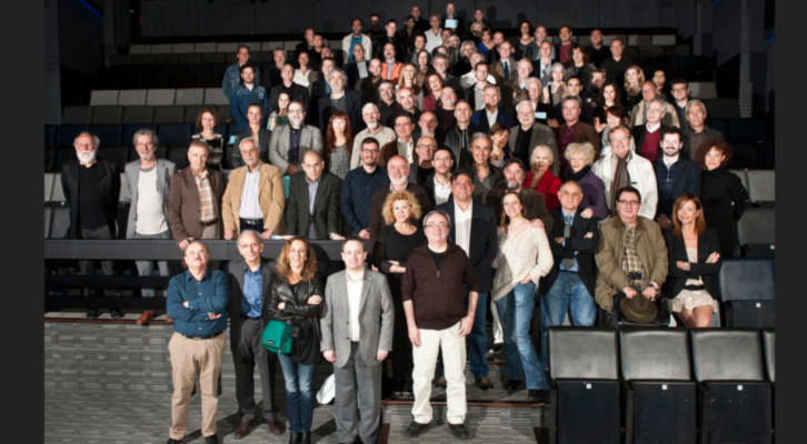 Miembros de la Academia de las Artes Escénicas de España, durante su presentación. Imagen de la web de la Academia.