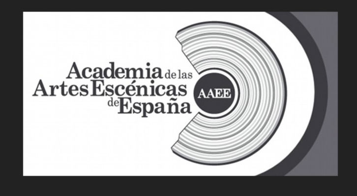 Logo de la Academia de las Artes Escénicas de España. Imagen de la web de la Academia.