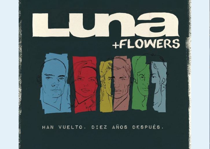 Cartel anunciador de la actuación de Luna y Flowers en Espai Rambleta. 