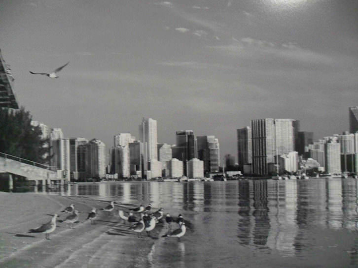 Fotografía de Flor Mayoral en la exposición 'Entre dos aguas: La Habana-Miami-Valencia'. Centro del Carmen.