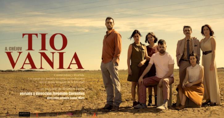 Imagen del cartel de Tío Vania, de Jerónimo Cornelles. Cortesía de Bramant Teatre. 