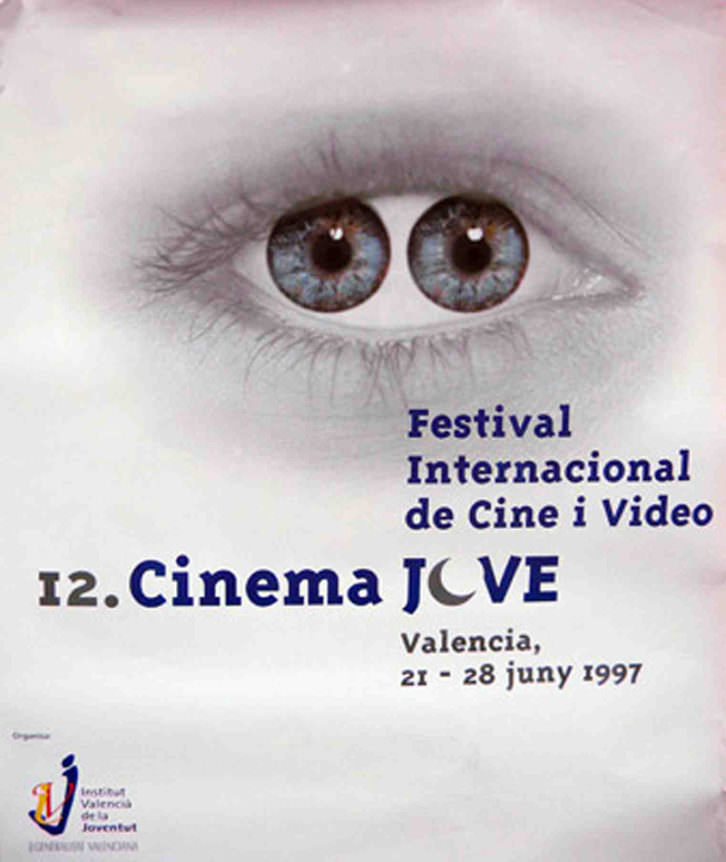 Cartel del Cinema Jove de 1997 obra de MacDiego. Cortesía del Festival. 